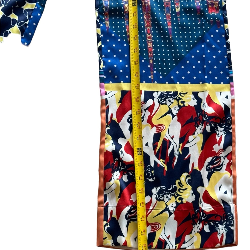 Staud Multicolor Patchwork Pants - image 8